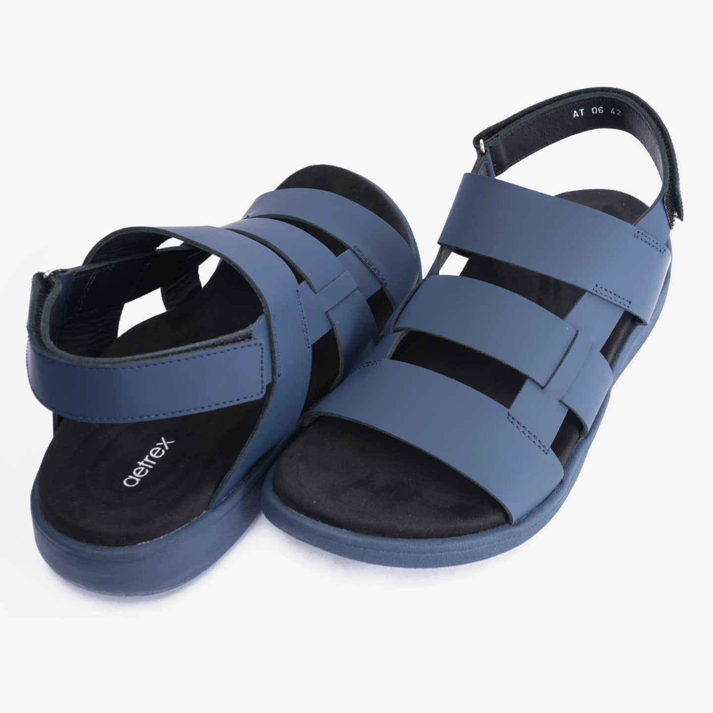 Gladiator Style Men Sandals Navy - Aetrex Middle East
